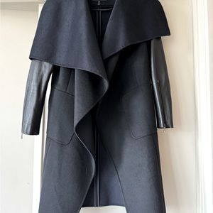 BCBG Fiona Double-Faced Wool Coat